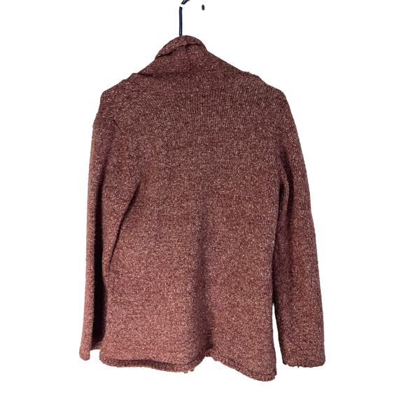 Lark‎ Lane Size Small Red Knit Toggle Button Sweater - Picture 4 of 7